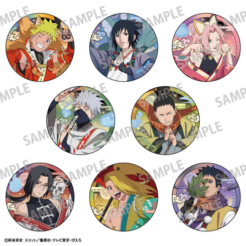 『NARUTO-ナルト- 疾風伝』トレーディング和紙風缶バッジ/妖怪アレンジ衣装【BOX】